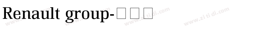 Renault group字体转换